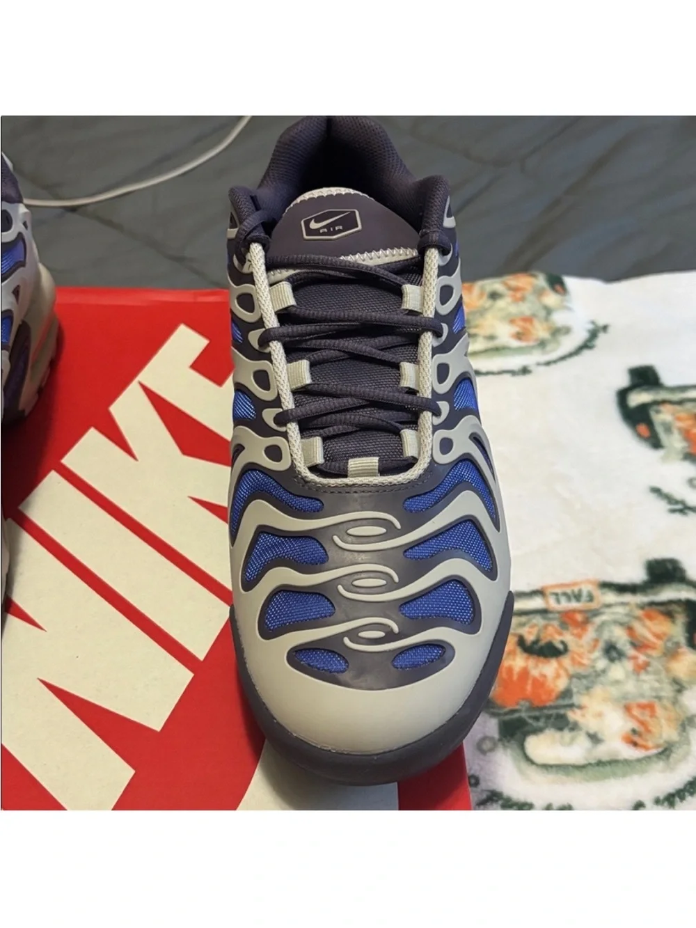 Nike Air Max Drift Men’s Gray and Blue Athletic Sneakers